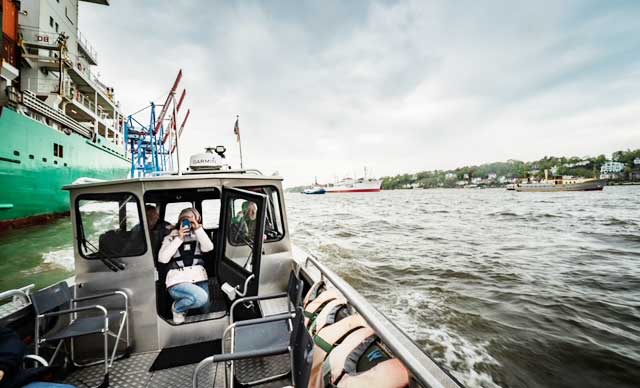 Aluboot Landungsboot Hafen
