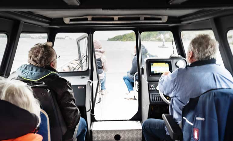 Aluboot Landungsboot Steuer